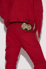 Dsquared2 Iconic RED D2 Tiger Sailor Jeans - Image 4