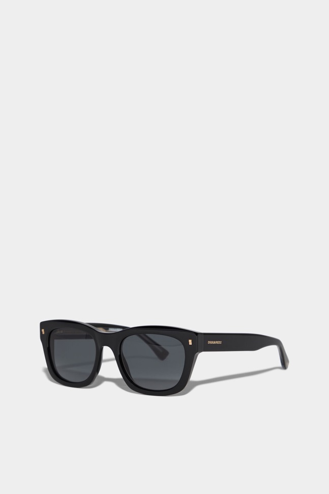 dsquared2_iconic_refined_black_sunglasses_d2_black.jpg Dsquared2 Iconic Refined Black Sunglasses D2 BLACK - Image 1