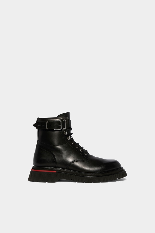 dsquared2_iconic_rider_combat_hiking_boots.jpg Dsquared2 Iconic Rider Combat Hiking Boots - Image 1
