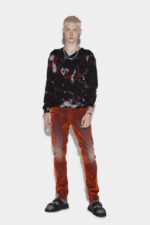 Dsquared2 Iconic SALMON Velvet Wash Cool Guy Jeans - Image 3