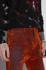 Dsquared2 Iconic SALMON Velvet Wash Cool Guy Jeans - Image 4