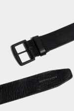 Dsquared2 Iconic Simple Man Belt BLACK/BLACK - Image 3