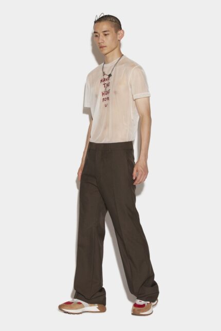 Dsquared2 Iconic Slouch Trousers BROWN/ANTRACITE