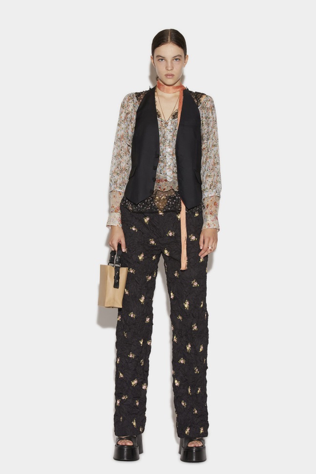 dsquared2_iconic_slouchy_trousers_black_d2.jpg Dsquared2 Iconic Slouchy Trousers BLACK D2 - Image 1