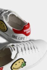 Dsquared2 Iconic Smiley Bypell Boxer Sneakers - Image 4