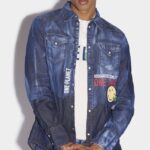 Dsquared2 Iconic Smiley Cotton Western Shirt