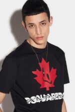 Dsquared2 Iconic Smiling Leaf Cool T-Shirt - Image 3