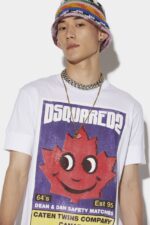 Dsquared2 Iconic Smiling Leaf Ibra T-Shirt - Image 4
