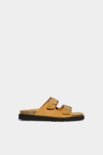 Dsquared2 Iconic Sonny Flat Sandals D2 BEIGE - Image 2