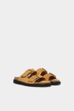 Dsquared2 Iconic Sonny Flat Sandals D2 BEIGE - Image 4