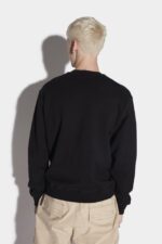 Dsquared2 Iconic Spray Logo Cool Sweater WHITE - Image 2