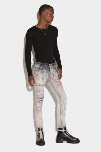 Dsquared2 Iconic Squat Wash Skater Jeans