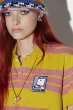 Dsquared2 Iconic Stripes Crop Polo - Image 3