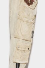 Dsquared2 Iconic Suer Big Cargo Trousers - Image 4