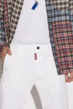 Dsquared2 Iconic Super Light New Dan Trousers WHITE - Image 4
