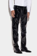 Dsquared2 Iconic Super Low Vinyl Trousers - Image 3