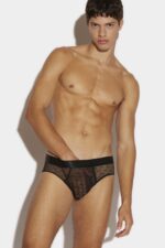 Dsquared2 Iconic The Round Up Brief D2 BLACK