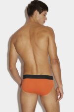 Dsquared2 Iconic The Round Up Brief D2 ORANGE - Image 2