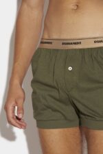 Dsquared2 Iconic The Round Up Trunk D2 GREEN - Image 3