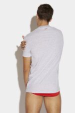 Dsquared2 Iconic The Round Up V-Neck T-Shirt D2 FANTASY - Image 2