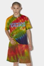 Dsquared2 Iconic Tie-Dye Reverse Dsq2 Shorts