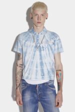 Dsquared2 Iconic Tie Dye Waves Polo