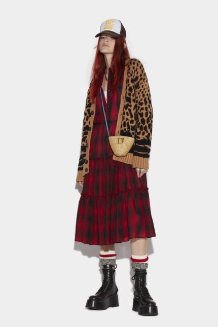 Dsquared2 Iconic Tiered Shirt Dress