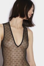 Dsquared2 Iconic Tulle D2 Bodysuit - Image 3