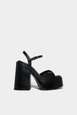 Dsquared2 Iconic Twist Heeled Sandals WHITE/BLACK
