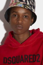 Dsquared2 Iconic Uneven Hoodie RED - Image 3