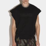 Dsquared2 Iconic Uneven Short Sleeve Sweatshirt