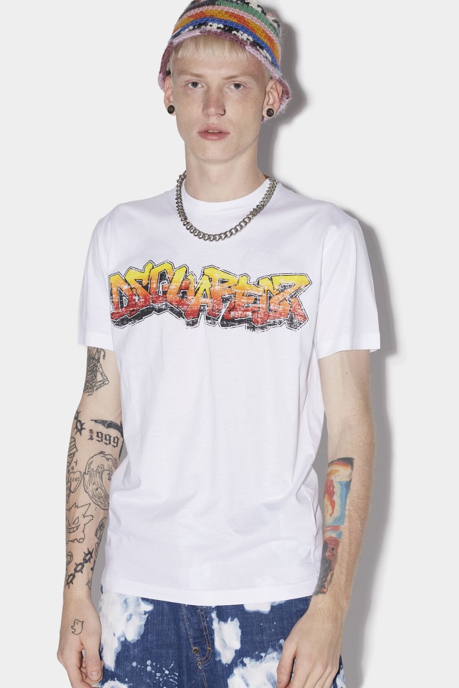 Dsquared2 Iconic Wall Tag Cool T-Shirt - Image 3