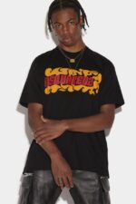 Dsquared2 Iconic Wave Logo Slouch T-Shirt
