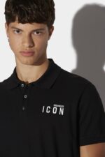 Dsquared2 Iconic WHITE Be Icon Polo - Image 4