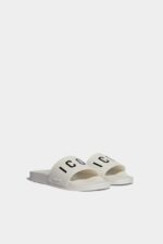 Dsquared2 Iconic WHITE Be Icon Slides-D2 - Image 3