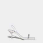 Dsquared2 Iconic WHITE/BLACK Cassandra Heeled Sandals