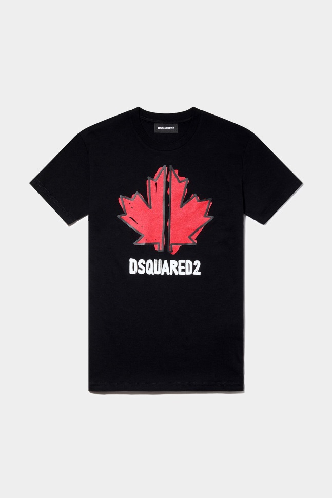 Dsquared2 Iconic WHITE/BLACK DS2 Kids Sport Edtn.05 T-Shirt - Image 1