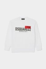 Dsquared2 Iconic WHITE/BLACK DS2 Kids Sweatshirt