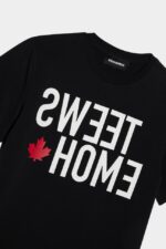 Dsquared2 Iconic WHITE/BLACK DS2 Kids T-Shirt - Image 3