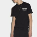 Dsquared2 Iconic WHITE/BLACK Mini Logo Ceresio 9 T-Shirt D2 WHITE