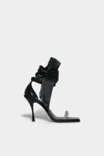 Dsquared2 Iconic WHITE Cassandra Heeled Sandals - Image 2
