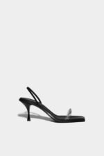 Dsquared2 Iconic WHITE Cassandra Heeled Sandals D2