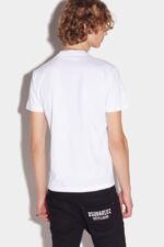 Dsquared2 Iconic WHITE Ceresio 9 Cool T-Shirt - Image 2