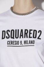 Dsquared2 Iconic WHITE Ceresio 9 Renny T-Shirt - Image 3