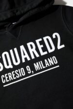 Dsquared2 Iconic WHITE D2 Kids Hoodie - Image 3