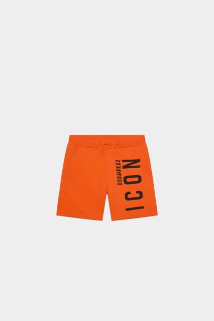 Dsquared2 Iconic WHITE D2Kids Icon Sweatshorts