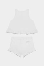Dsquared2 Iconic WHITE D2Kids Pyjamas - Image 2