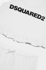 Dsquared2 Iconic WHITE D2Kids Pyjamas - Image 3
