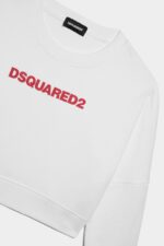 Dsquared2 Iconic WHITE D2Kids Sweatshirt - Image 4