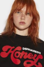 Dsquared2 Iconic WHITE Honey T-Shirt - Image 3